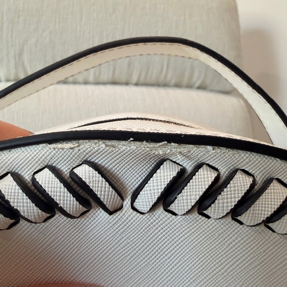 Calpak Cream Backpack with Black Detailing - Picture 2 of 8